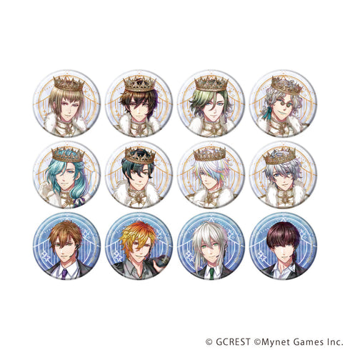 『夢王国と眠れる100人の王子様』ホログラム缶バッジ(57mm)06/コンプリートセット(全12種)(公式イラスト)